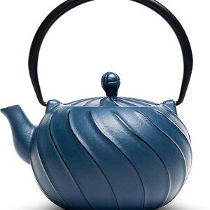 New Japanese Cast Iron Teapot with Stainless Steel Infuser, Cast Iron Tea Kettle
